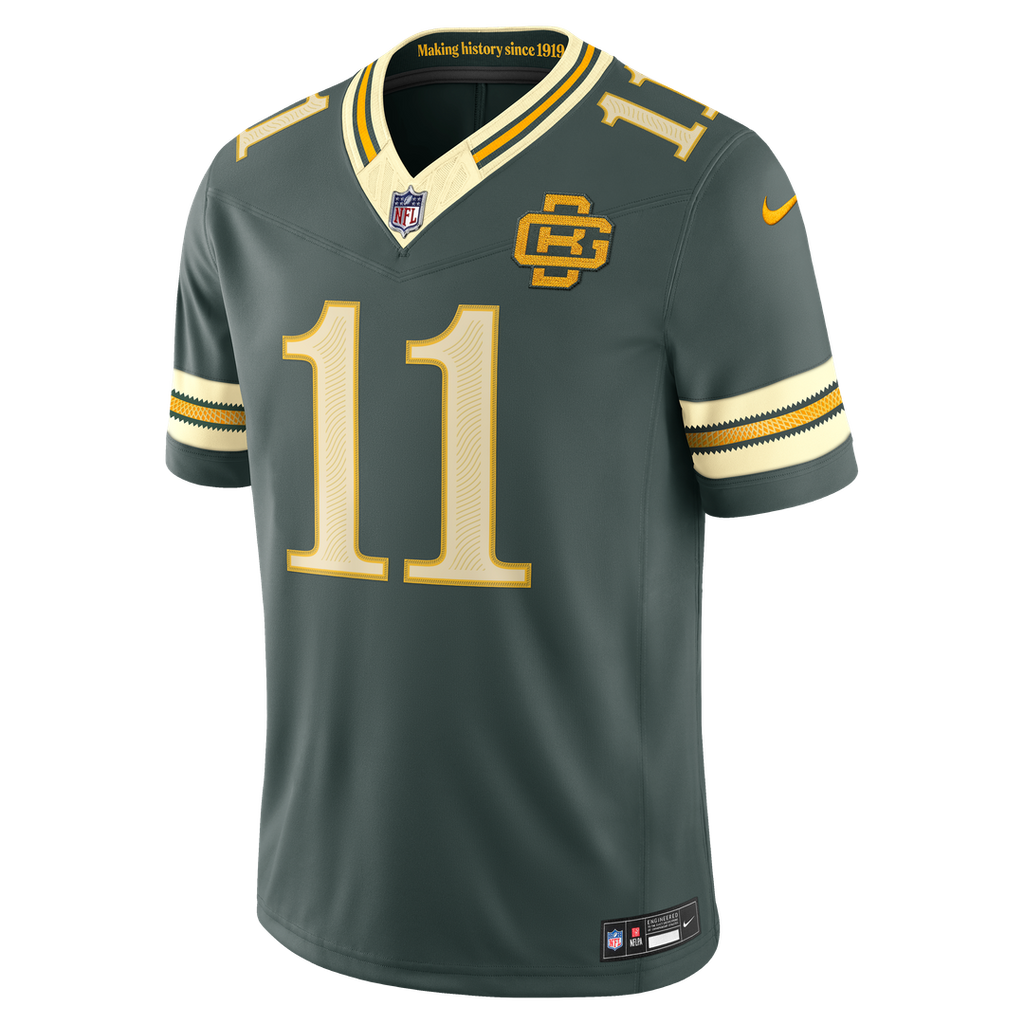 Jayden Reed Green Bay Packers 2026 Rivalries Collection Stitched Jersey - Green