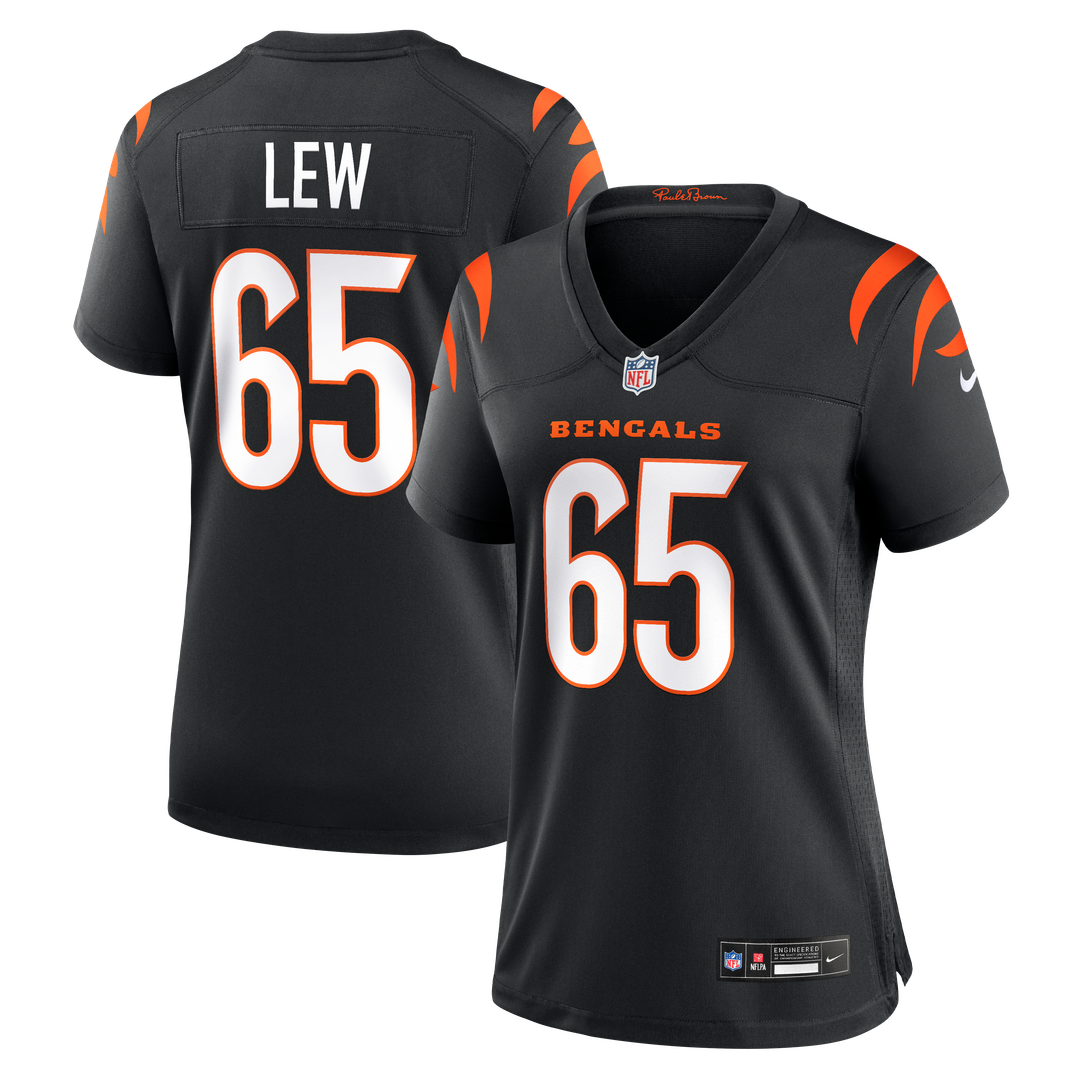 Connor Lew Cincinnati Bengals Women's Team Jersey - Black
