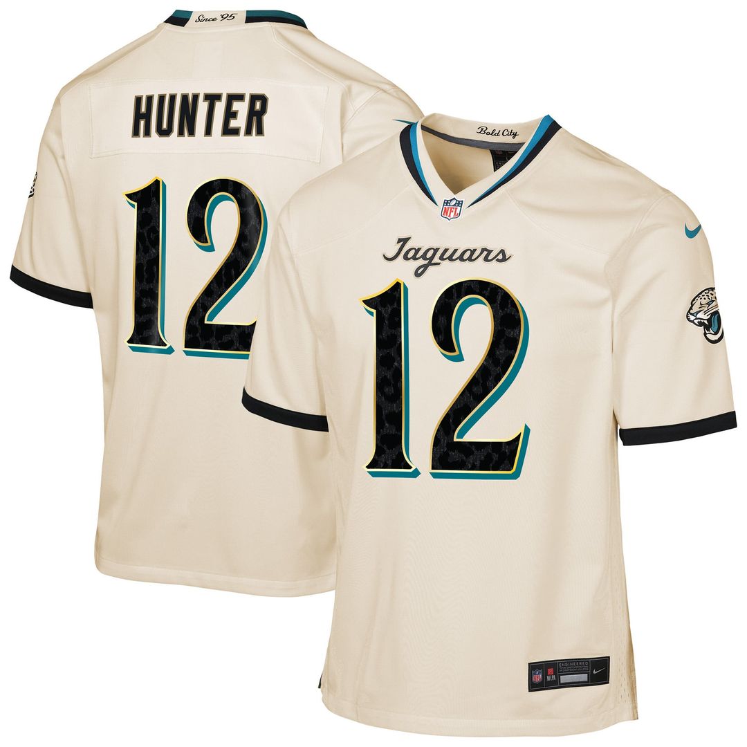 Travis Hunter Jacksonville Jaguars Youth 2026 Rivalries Collection Jersey - Natural