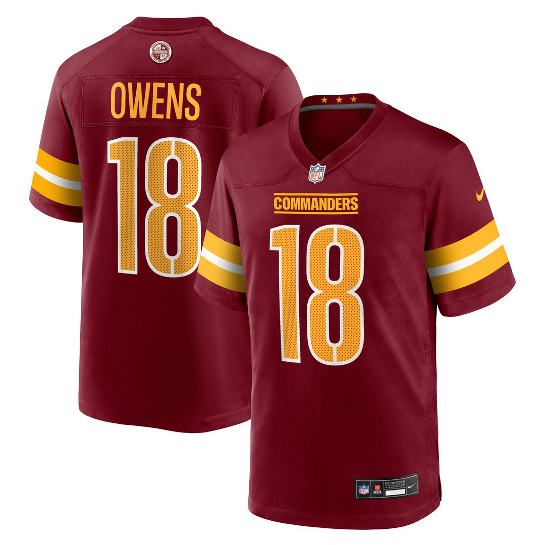 Tyler Owens Washington Commanders Team Jersey - Burgundy