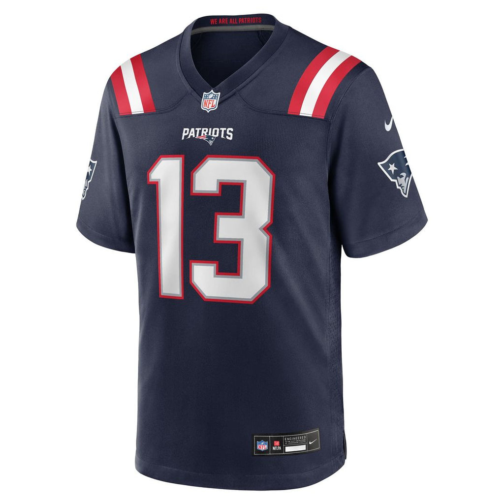 Mack Hollins New England Patriots Team Jersey - Navy