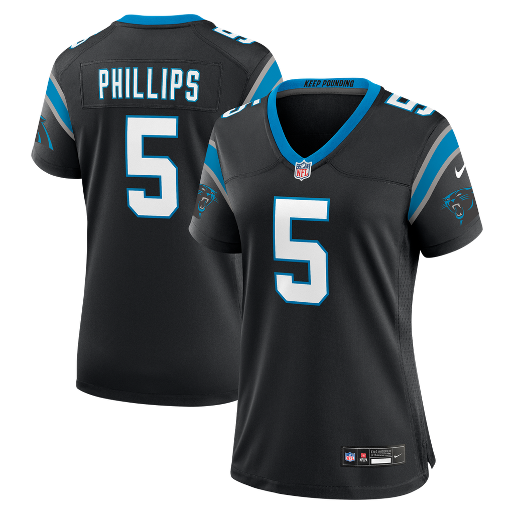 Jaelan Phillips Carolina Panthers Women's Team Jersey - Black