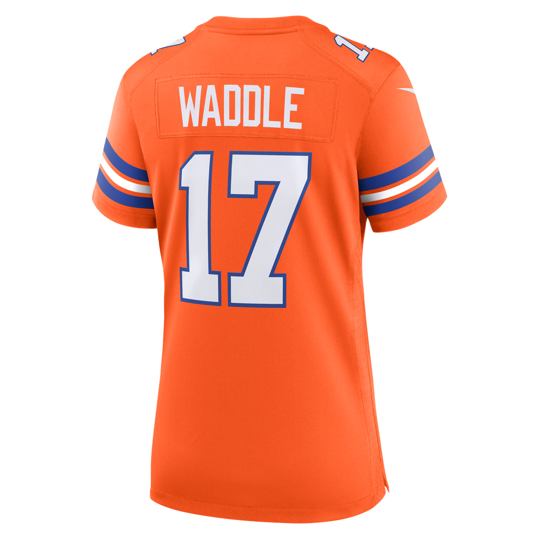 Jaylen Waddle Denver Broncos Women's Mile High Collection 1977 Throwback Jersey - Orange