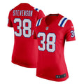 Rhamondre Stevenson New England Patriots Women's Team Jersey - Red