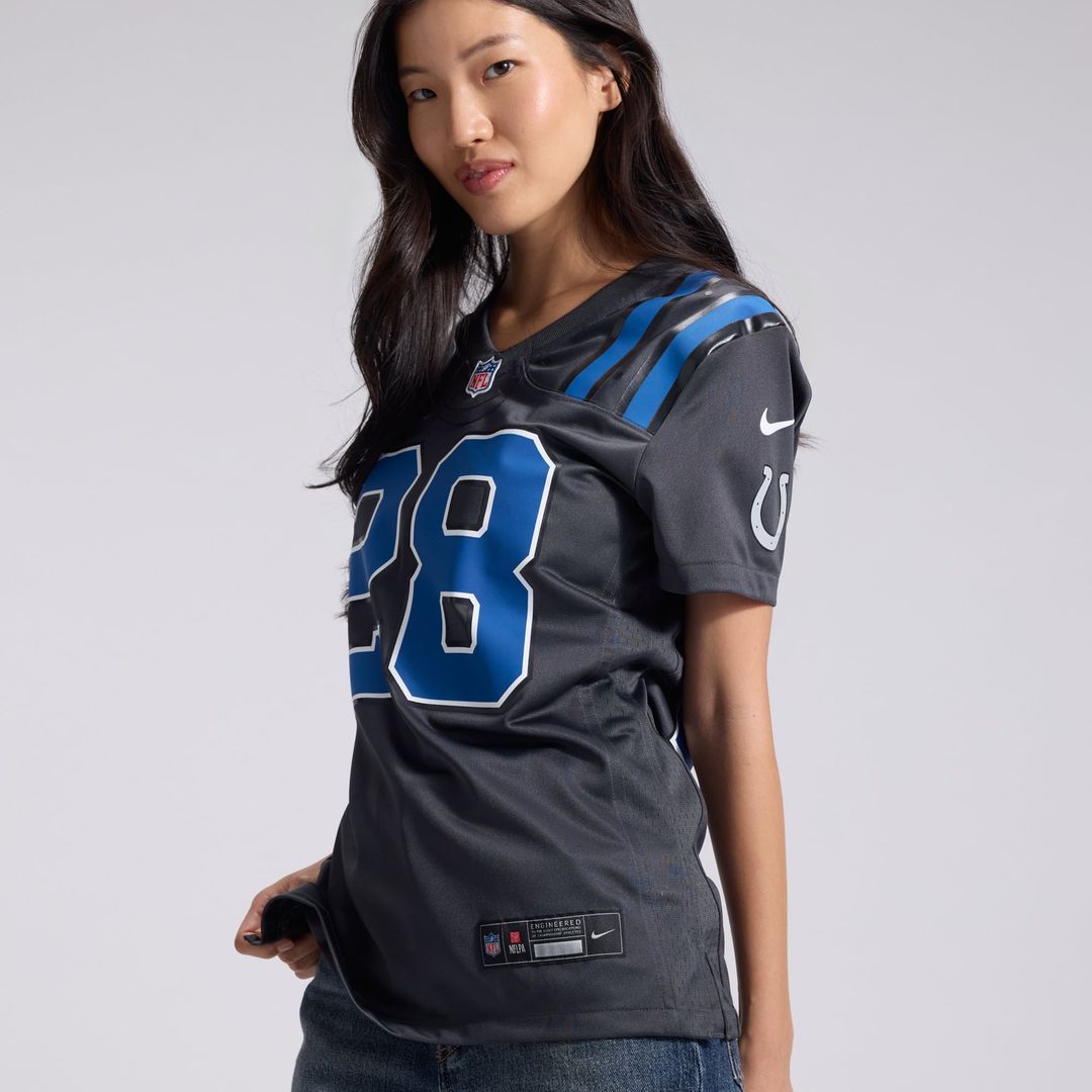 Jonathan Taylor Indianapolis Colts Women's 2026 Rivalries Collection Jersey - Anthracite