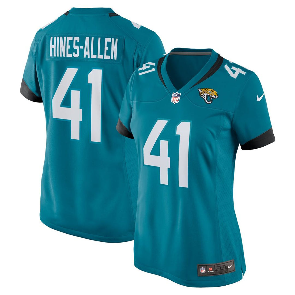 Josh Hines-Allen Jacksonville Jaguars Women's Player Jersey - Teal