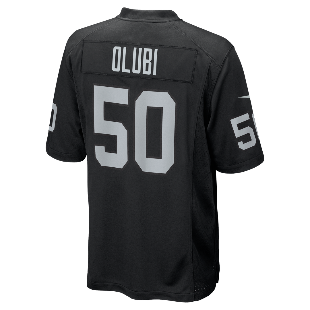 Segun Olubi Las Vegas Raiders Team Jersey - Black