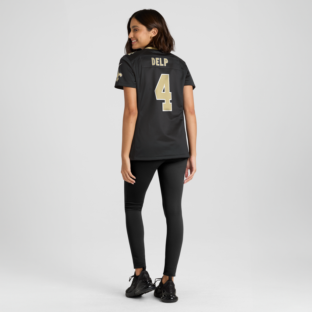 Oscar Delp New Orleans Saints Women's Team Jersey - Black