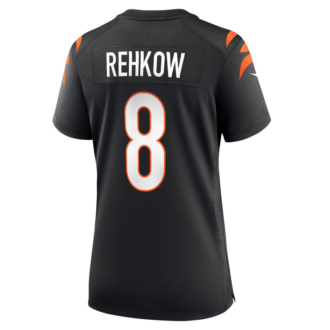 Ryan Rehkow Cincinnati Bengals Women's Jersey - Black