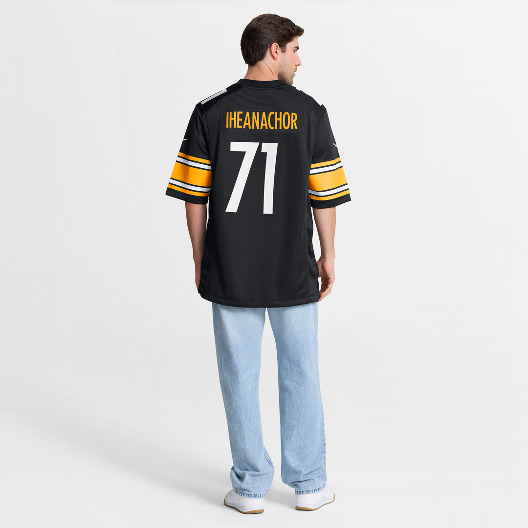 Max Iheanachor Pittsburgh Steelers Team Jersey - Black