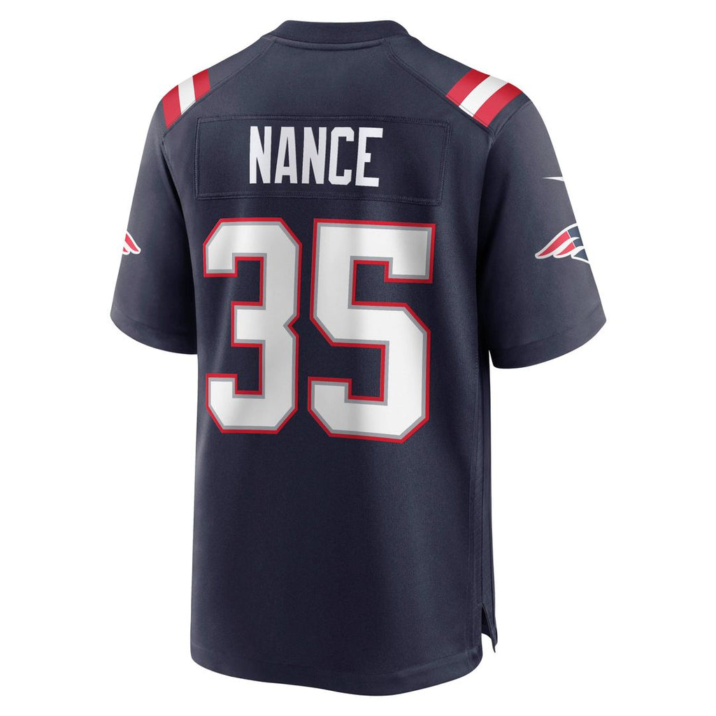 Jim Nance New England Patriots Retired Player Jersey - Navy