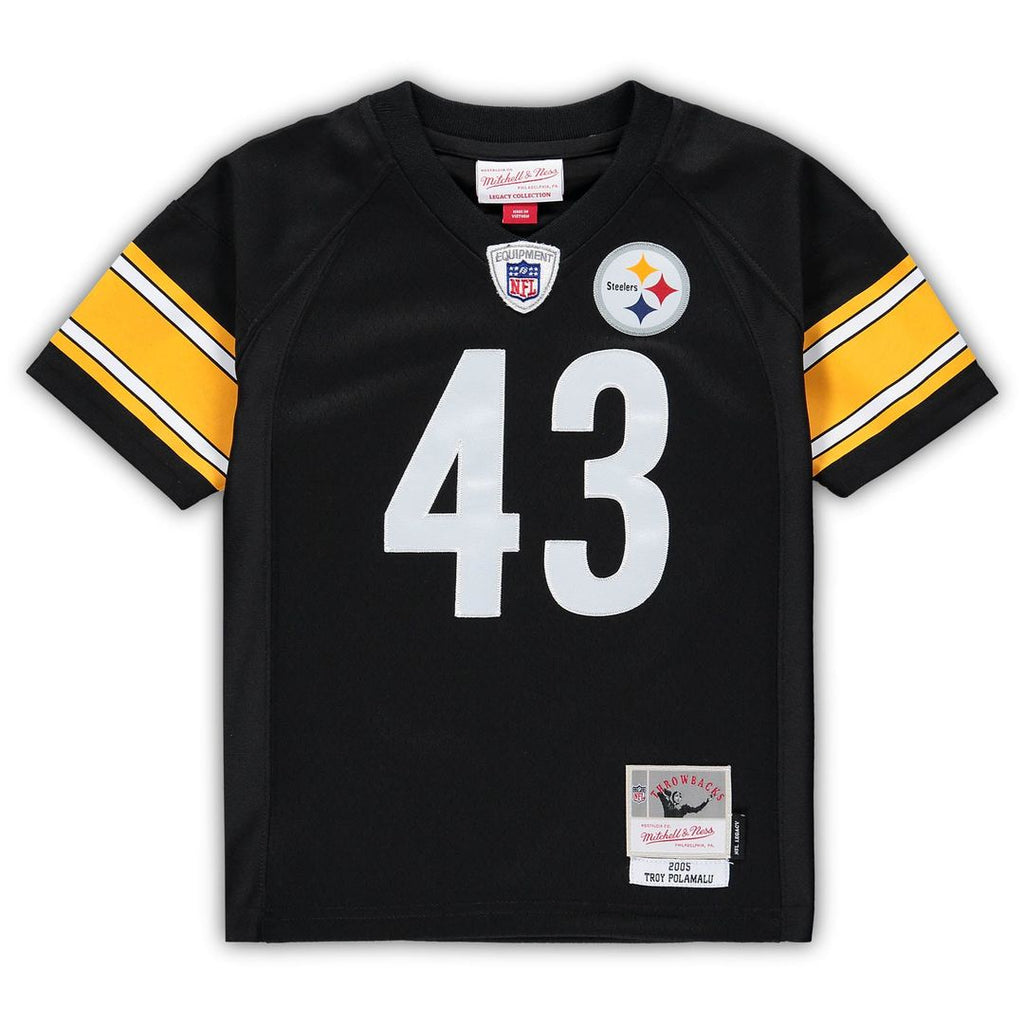 Troy Polamalu Pittsburgh Steelers Toddler 2005 Retired Legacy Jersey - Black
