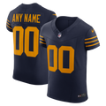 Green Bay Packers Alternate Elite Custom Jersey - Navy
