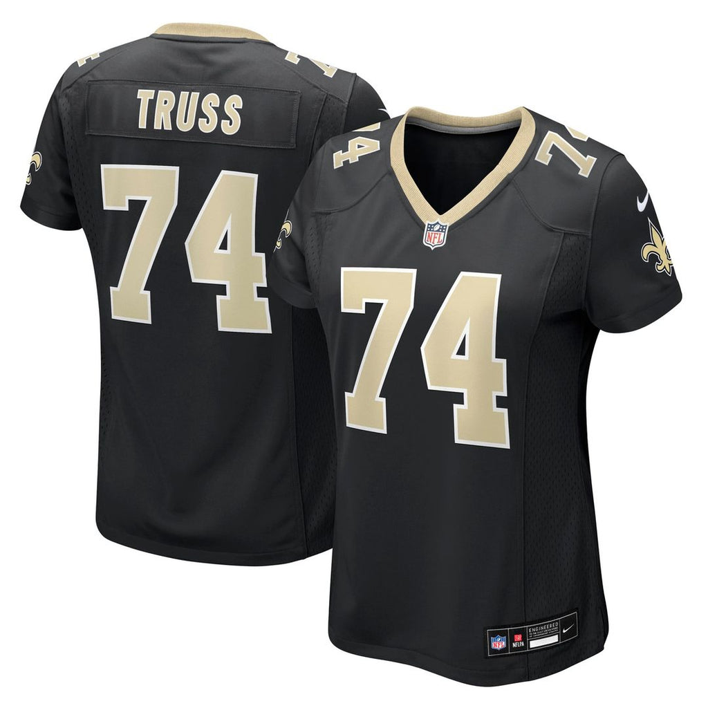 Xavier Truss New Orleans Saints Women's Team Jersey - Black