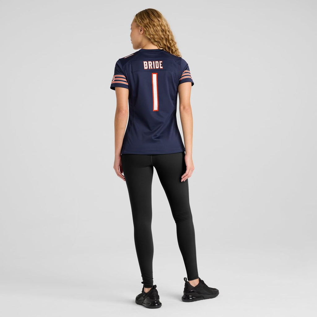 Number 1 Bride Chicago Bears Women's Jersey - Navy