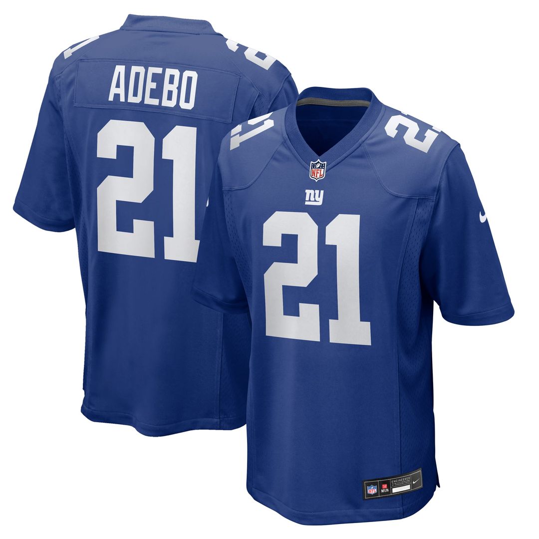 Paulson Adebo New York Giants Team Jersey - Royal