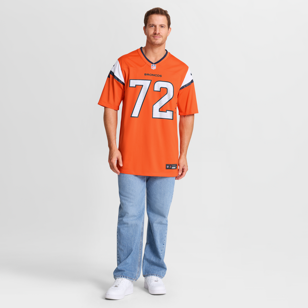 Garett Bolles Denver Broncos Team Jersey - Orange