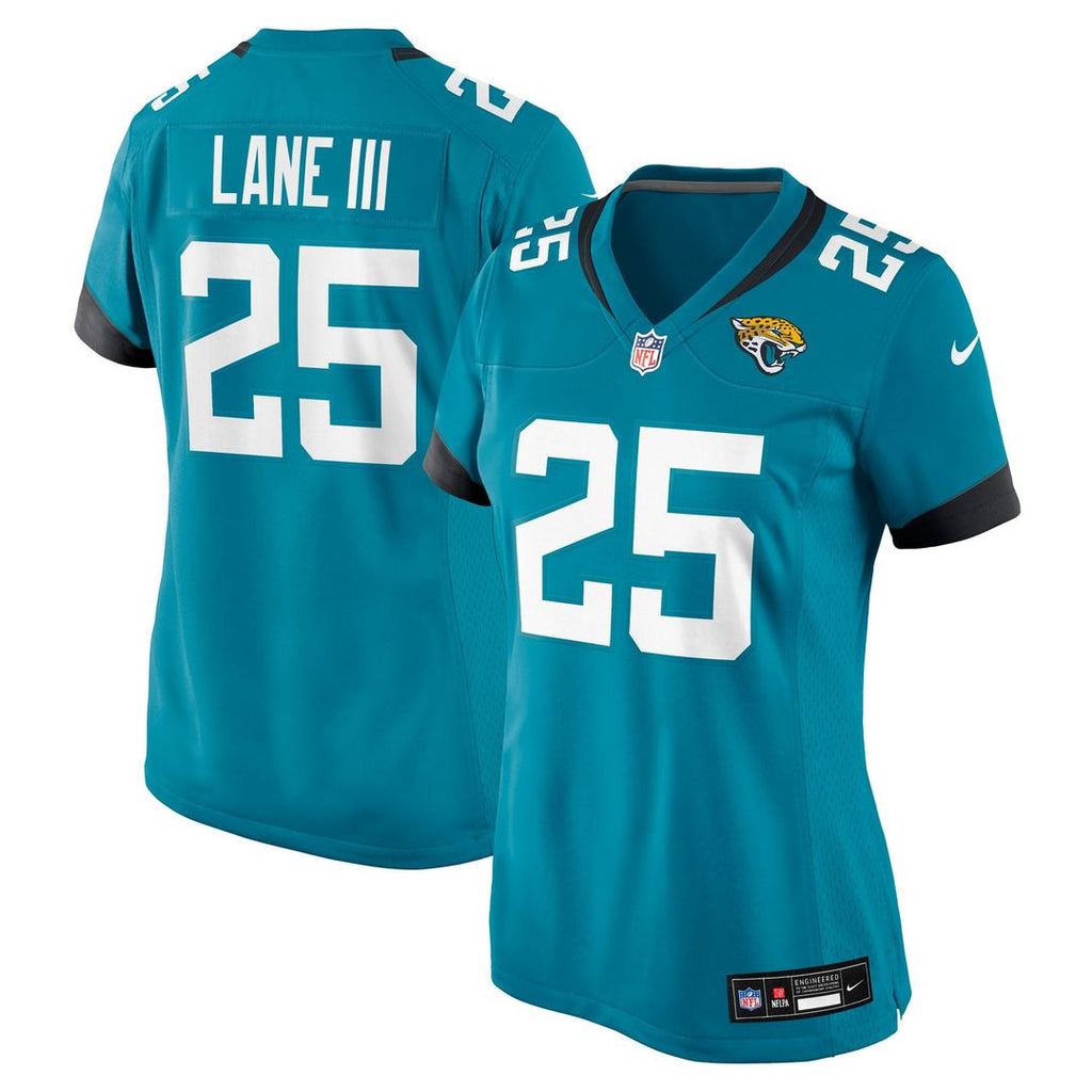 Rayuan Lane III Jacksonville Jaguars Women's Team Jersey - Teal