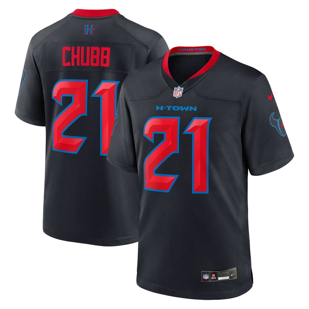 Nick Chubb Houston Texans Alternate 2 Jersey - Navy
