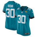 Montaric Brown Jacksonville Jaguars Women's Jersey - Teal