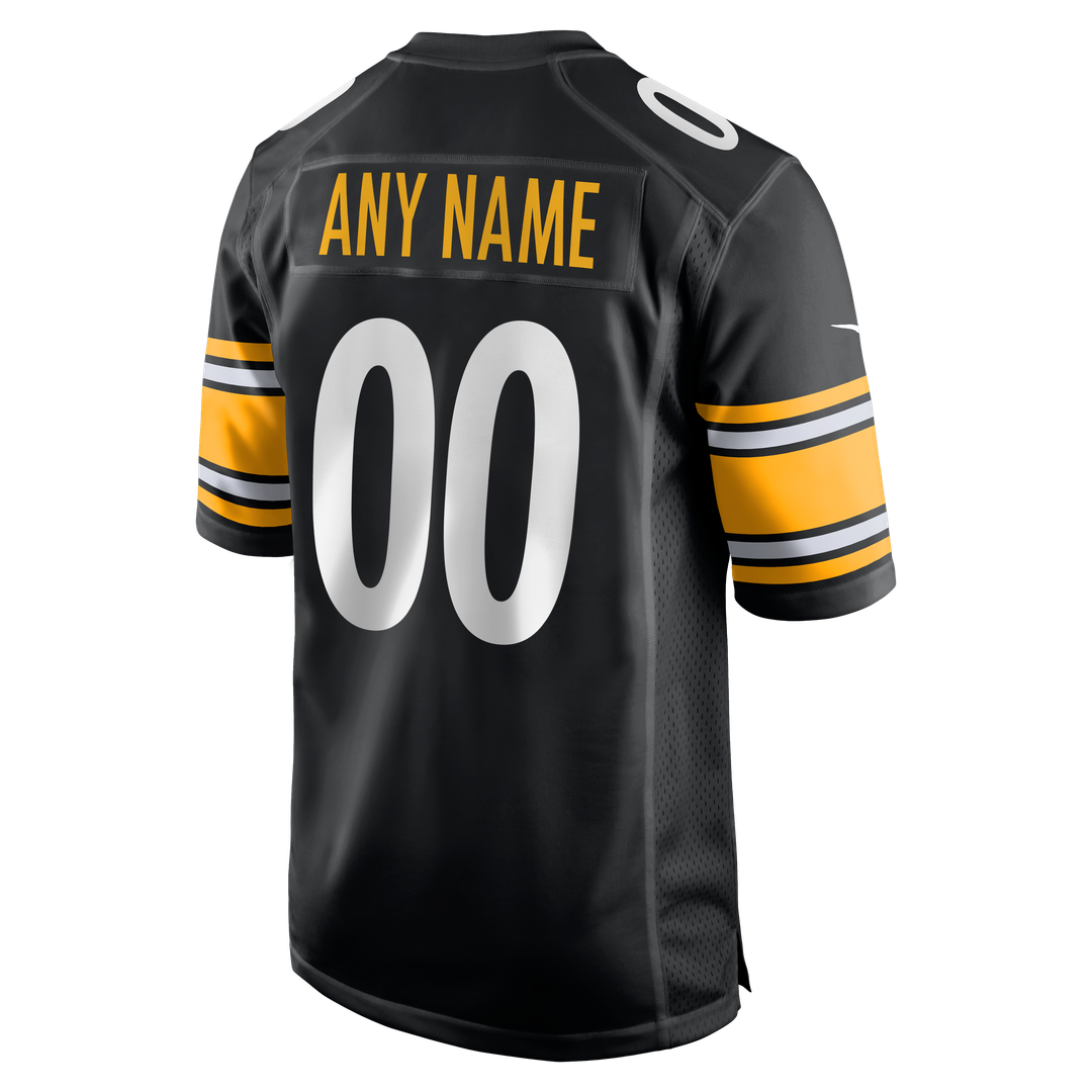Pittsburgh Steelers Custom Jersey - Black