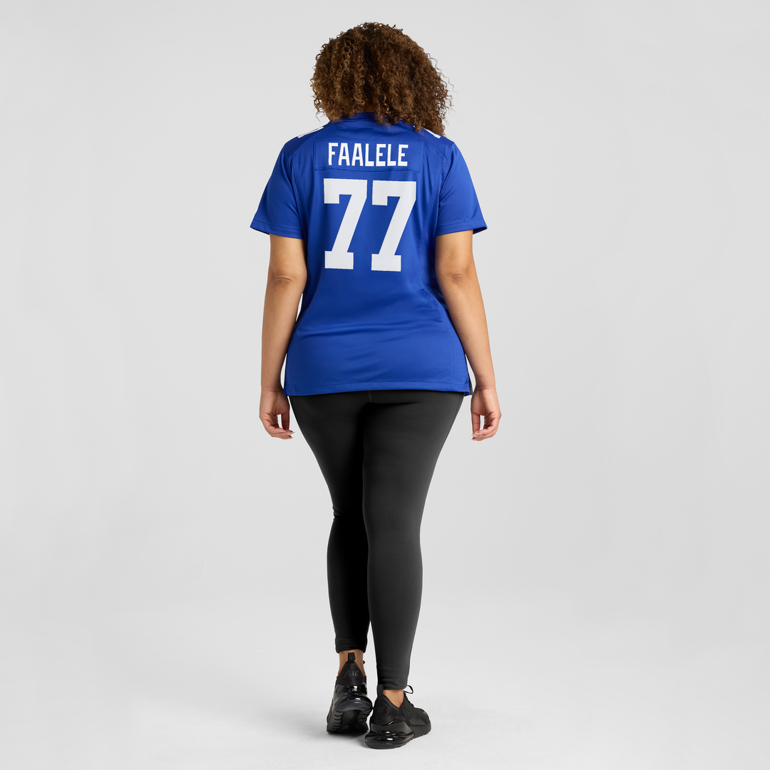 Daniel Faalele New York Giants Women's Team Jersey - Royal