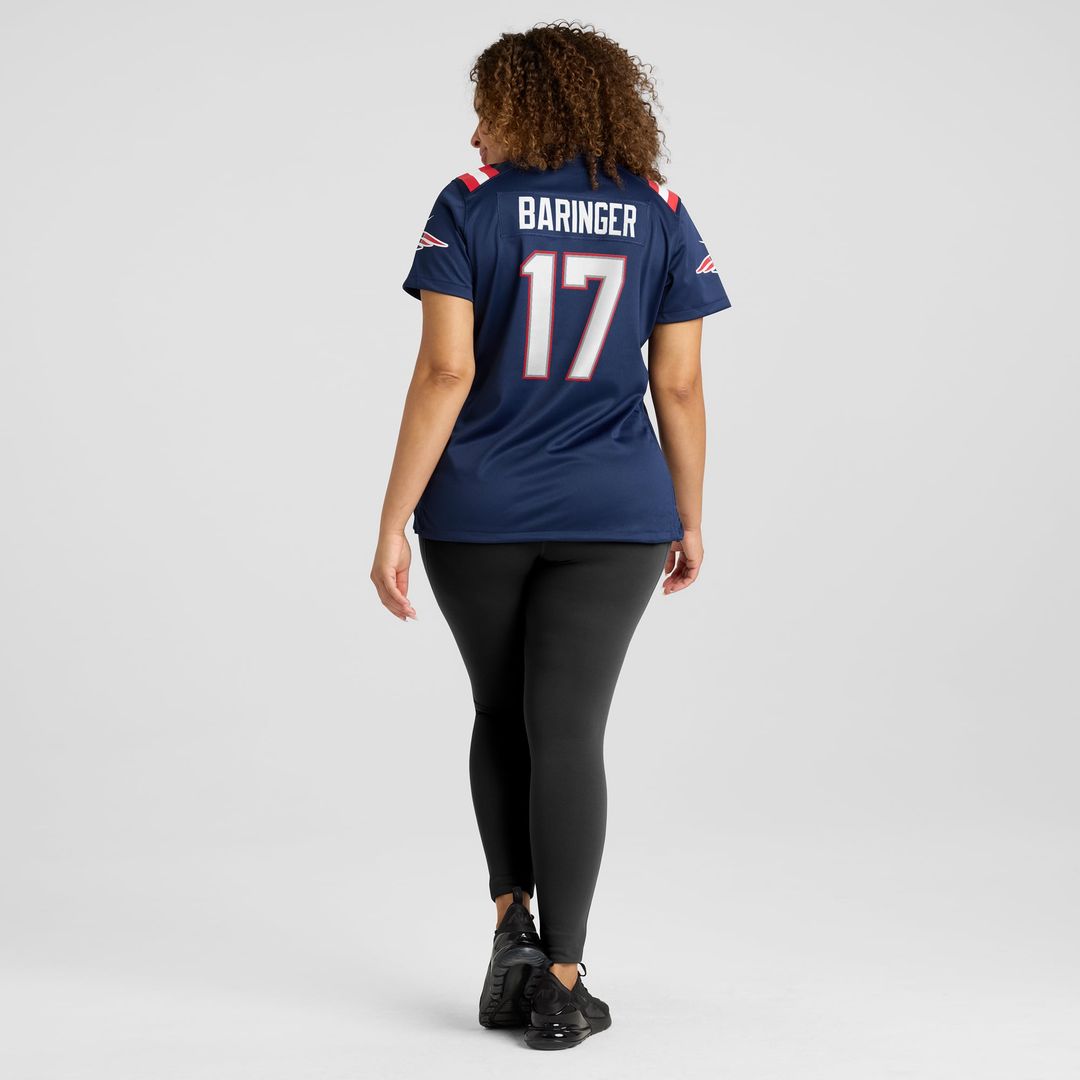 Bryce Baringer New England Patriots Women's Jersey - Navy
