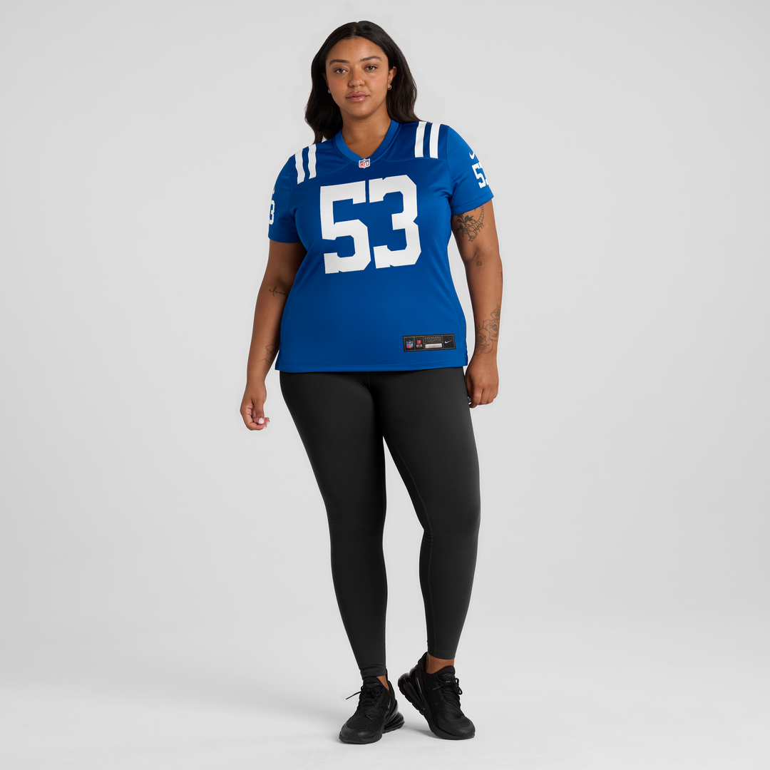 CJ Allen Indianapolis Colts Women's Team Jersey - Royal