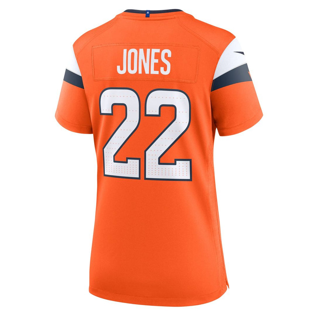 Brandon Jones Denver Broncos Women's Team Jersey - Orange