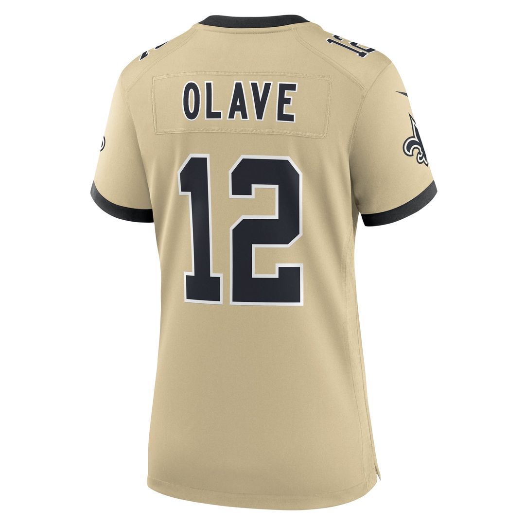 Chris Olave New Orleans Saints Women's Gameday Golds Alternate Jersey - Gold