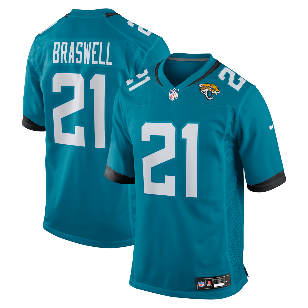 Christian Braswell Jacksonville Jaguars Team Jersey - Teal