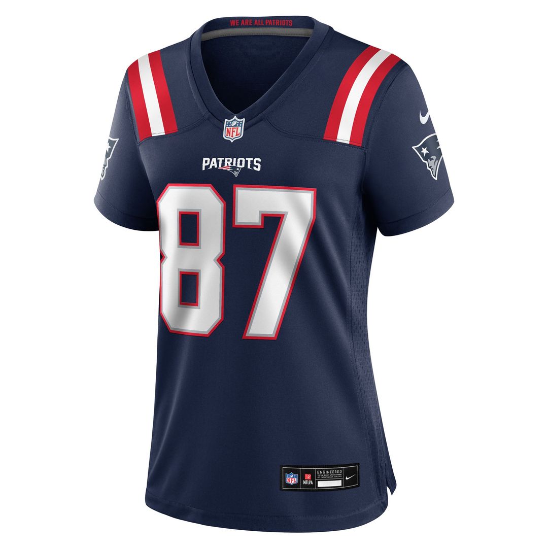 Rob Gronkowski New England Patriots Women's Team Retired Player Jersey - Navy