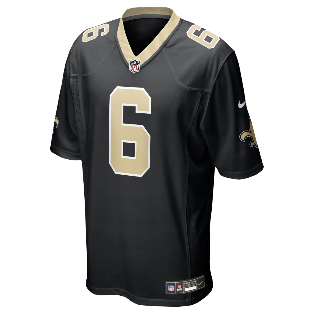 Tyler Shough New Orleans Saints Jersey - Black