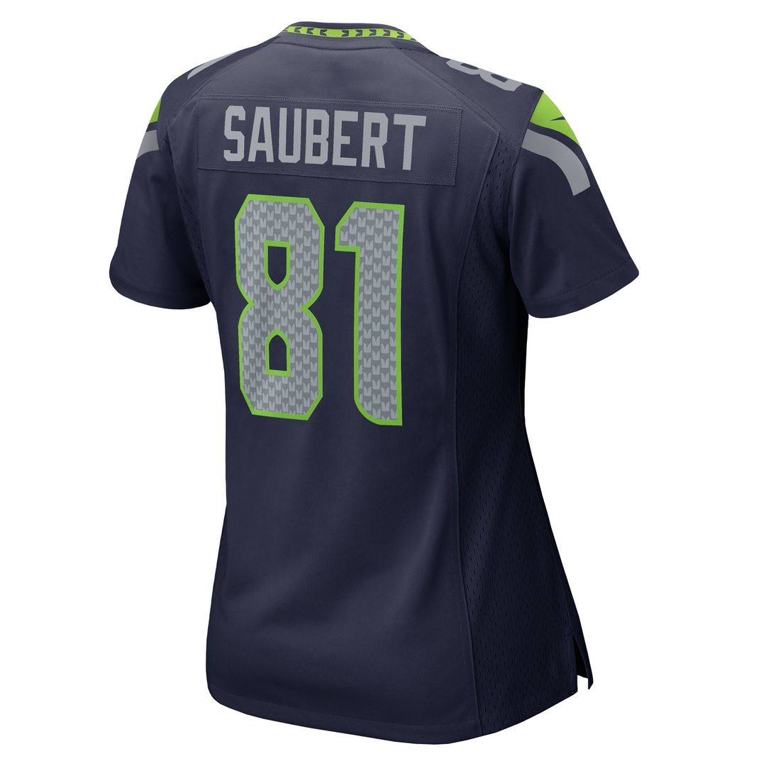 Eric Saubert Seattle Seahawks Women's Team Jersey - College Navy
