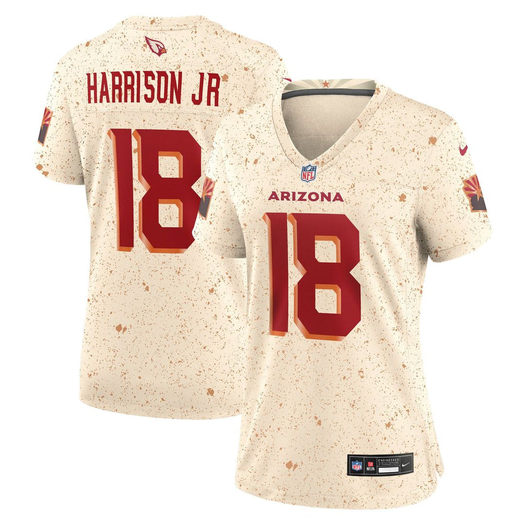Marvin Harrison Jr. Arizona Cardinals Women's Rivalries Collection Jersey - Natural