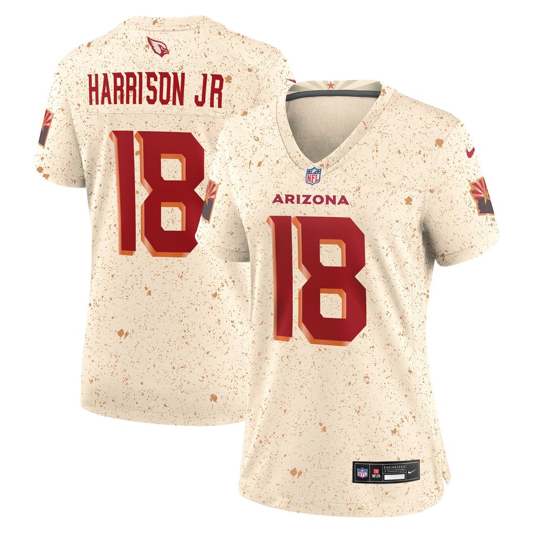 Marvin Harrison Jr. Arizona Cardinals Women's Rivalries Collection Jersey - Natural