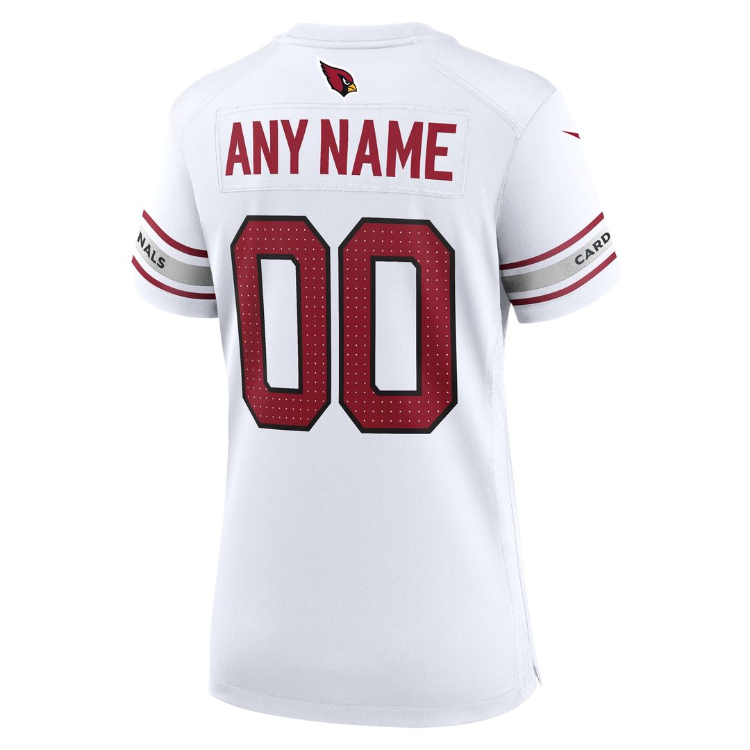 Arizona Cardinals Women's Custom Jersey - White