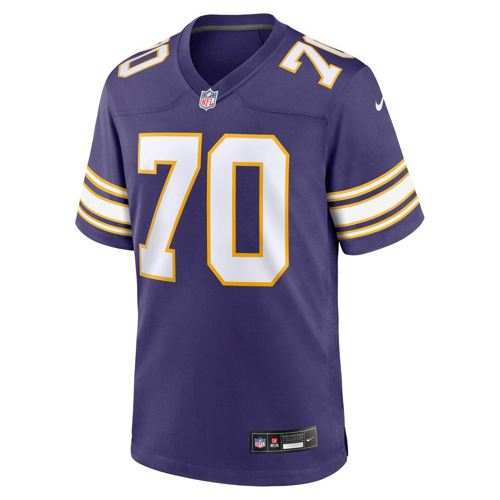 Jim Marshall Minnesota Vikings Retired Player Alternate Jersey - Purple