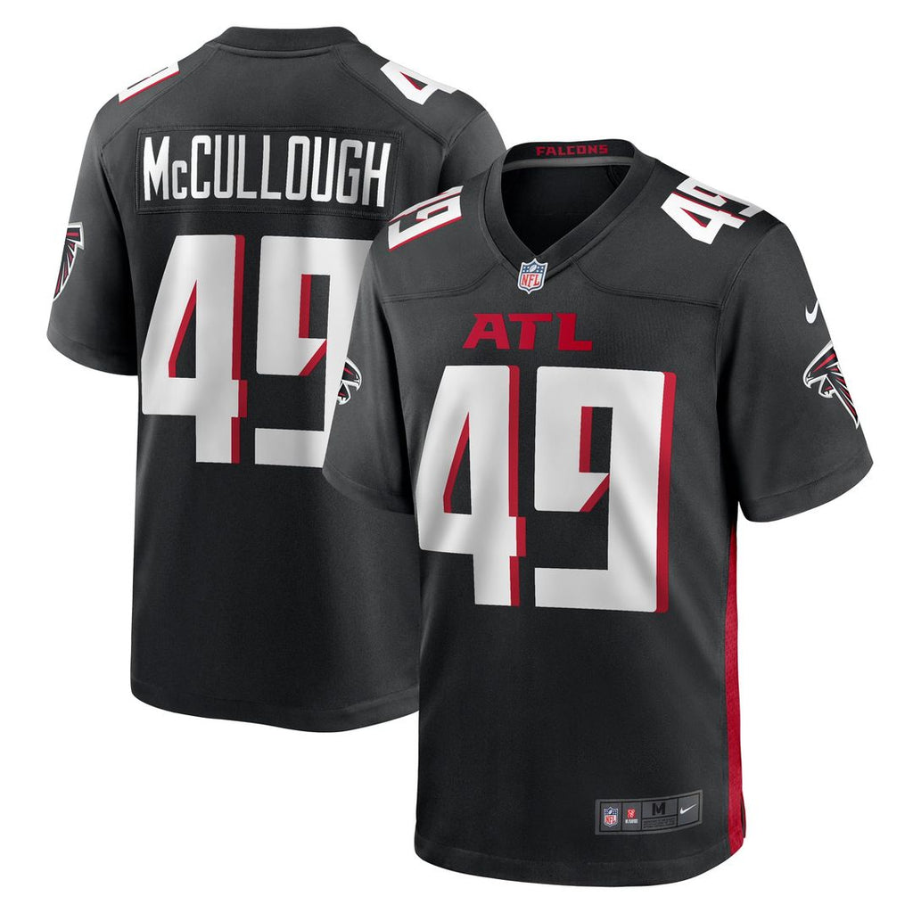 Liam McCullough Atlanta Falcons Team Jersey - Black
