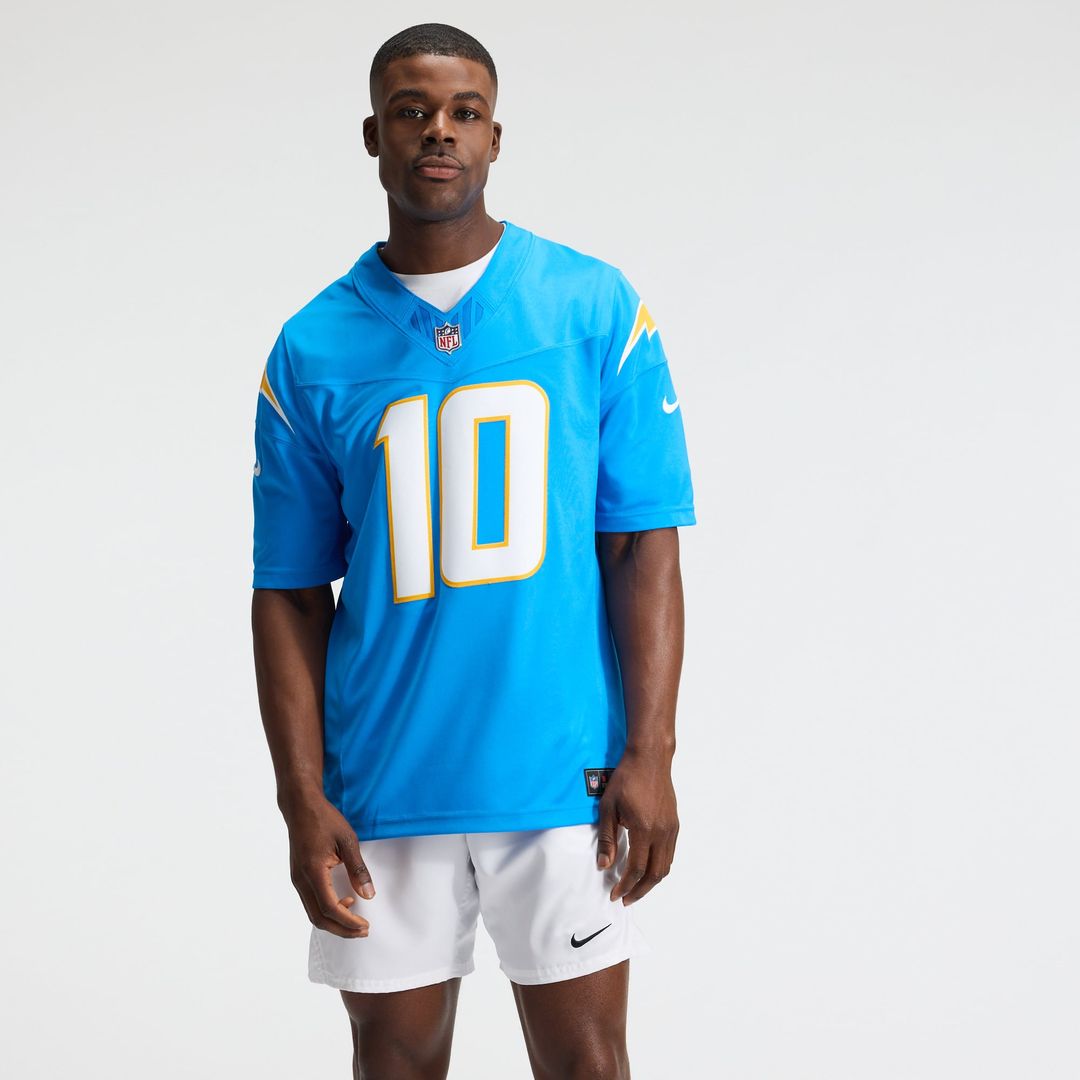 Justin Herbert Los Angeles Chargers Alternate Super Chargers Stitched Jersey - Navy