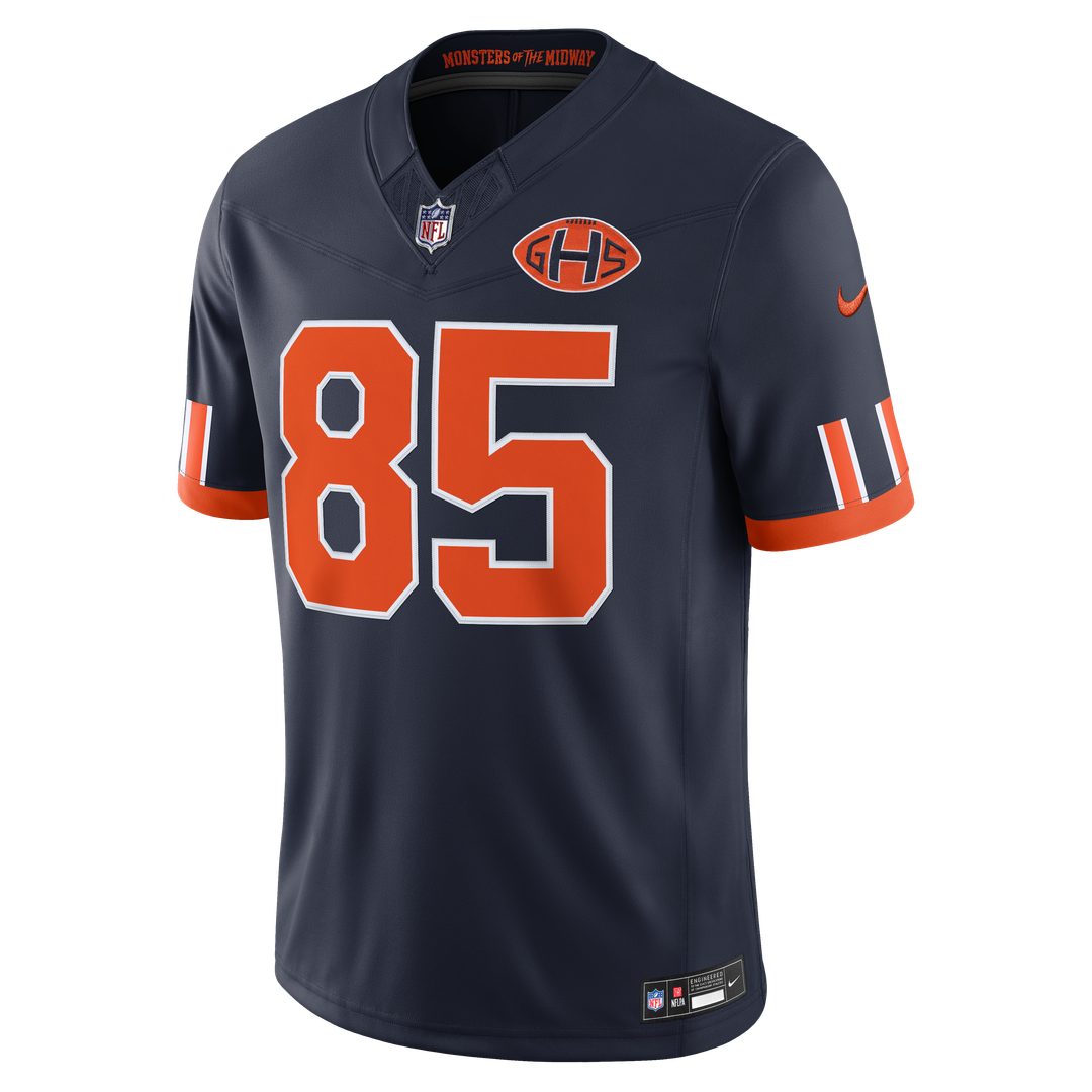 Cole Kmet Chicago Bears 2026 Rivalries Collection Stitched Jersey - Navy
