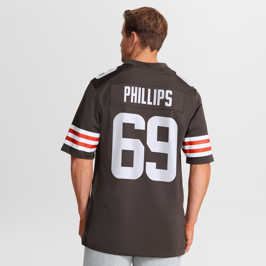 Tyre Phillips Cleveland Browns Team Jersey - Brown