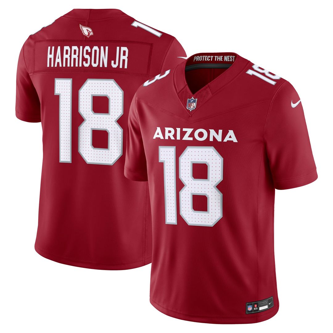 Marvin Harrison Jr. Arizona Cardinals Team Stitched Jersey - Cardinal