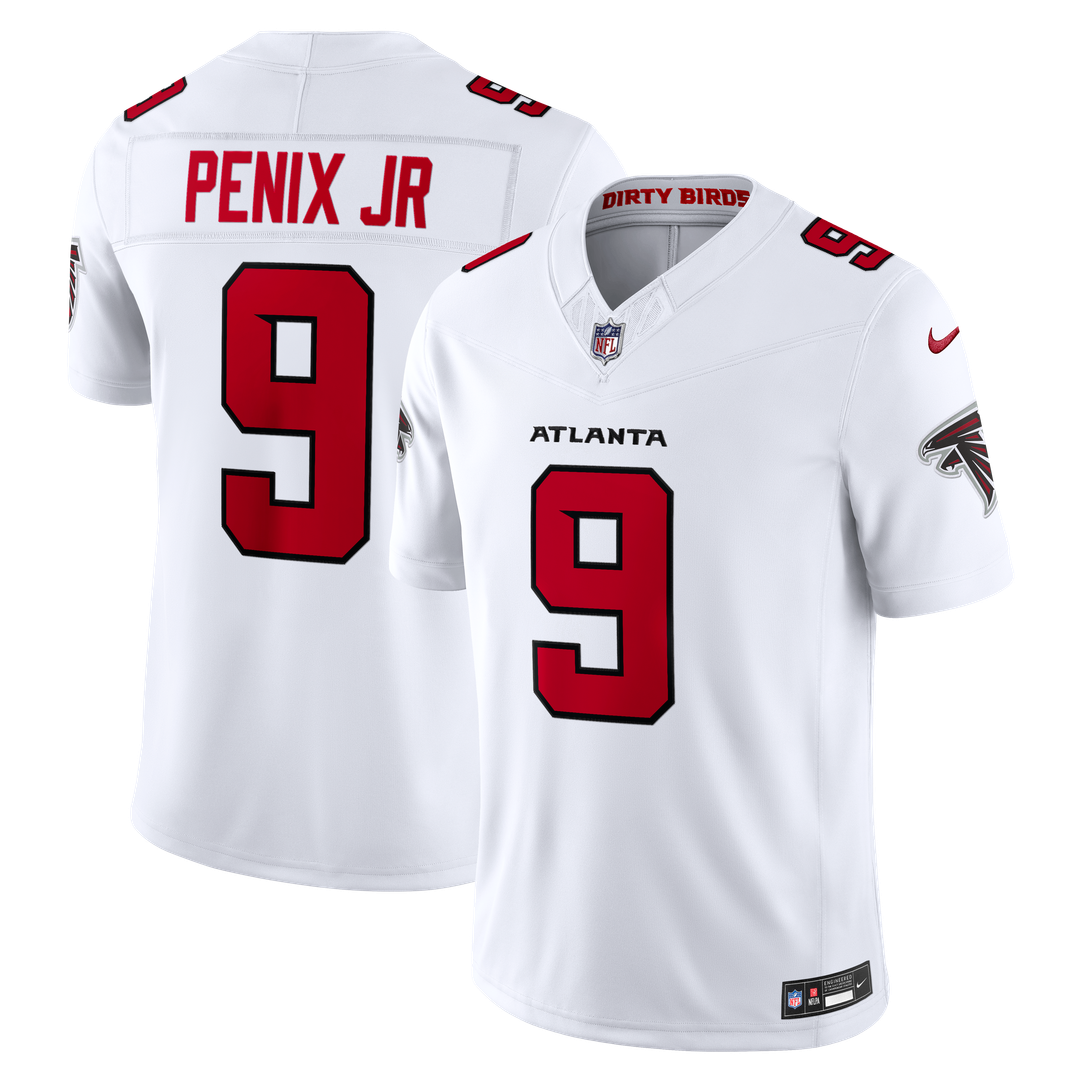 Michael Penix Jr. Atlanta Falcons Stitched Jersey - White