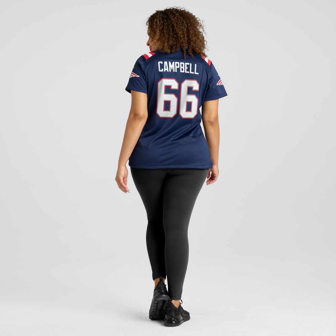 Will Campbell New England Patriots Women's Team Jersey - Navy
