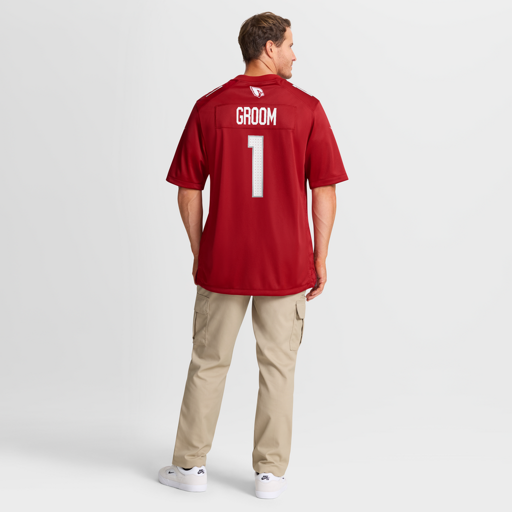 Number 1 Groom Arizona Cardinals Jersey - Cardinal