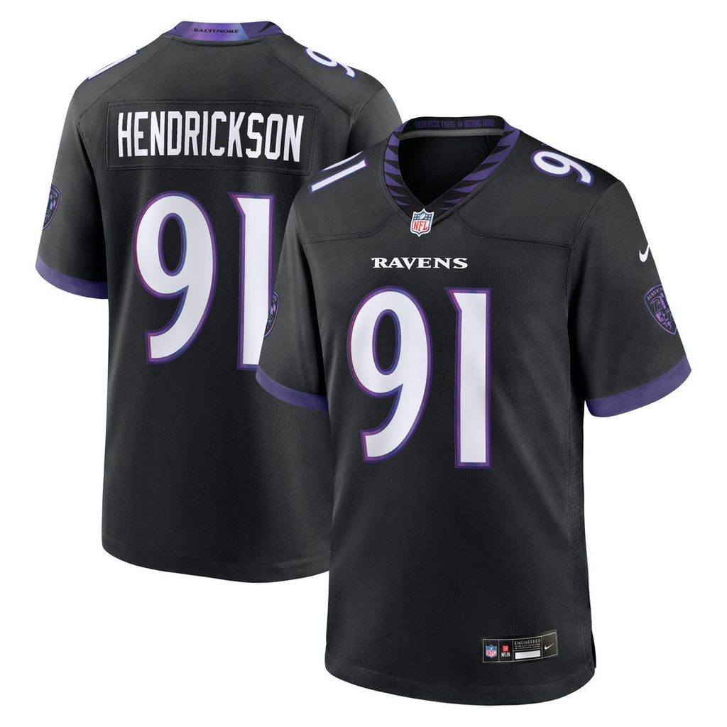 Trey Hendrickson Baltimore Ravens Alternate Jersey - Black