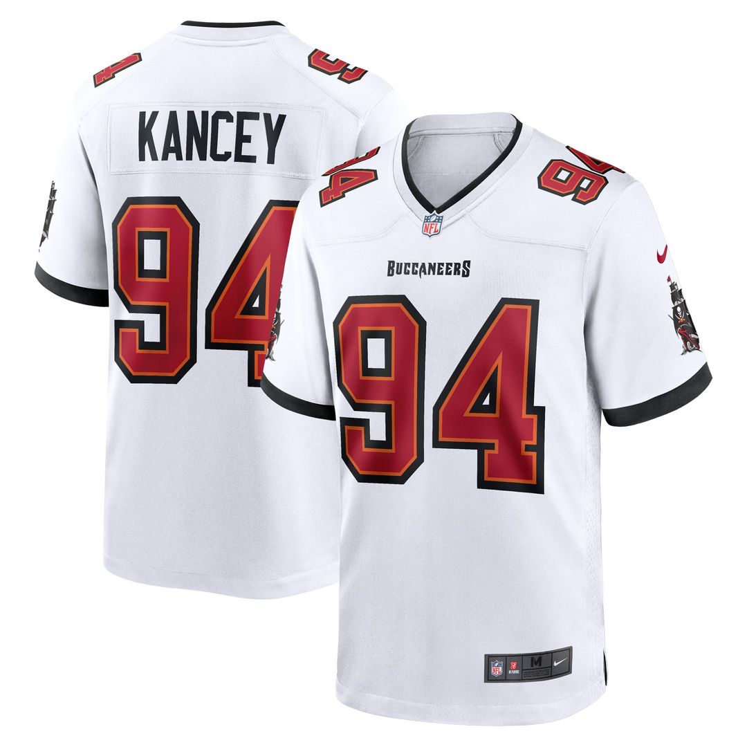 Calijah Kancey Tampa Bay Buccaneers Jersey - White