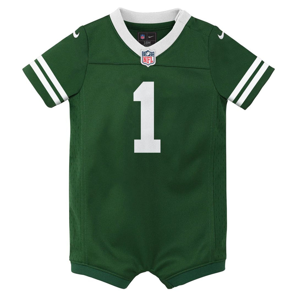 Ahmad Sauce Gardner New York Jets Newborn Romper Jersey - Green