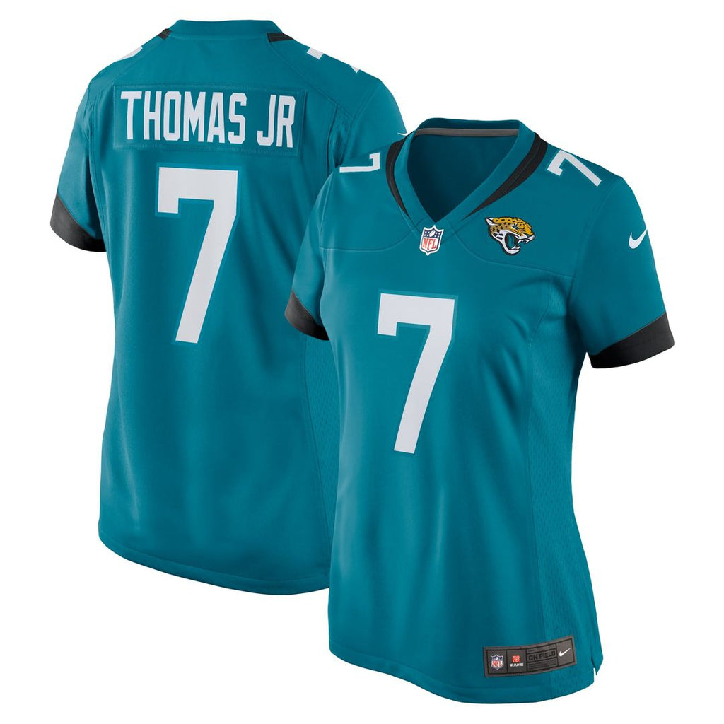 Brian Thomas Jr. Jacksonville Jaguars Women's Jersey - Teal